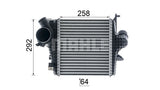 INTERCOOLER FITS AUDI Q8 (4M0145803AH ) (MAHLE/BEHR)