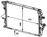 RADIATOR FITS VOLKSWAGEN TRANSPORTER (7H0121253J) - MAHLE/BEHR