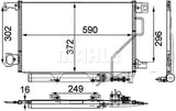 CONDENSER MERCEDES (MAHLE/BEHR)