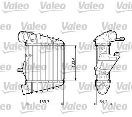 VALEO INTERCOOLER SKODA ROOMSTER/POLO 9N 01-10 817556