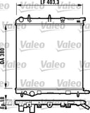 VALEO RADIATOR Fits CITROEN C2/C3 FC/SC DS3/XANTIA/PEUGEOT 2008 732831