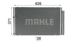 CONDENSER FITS TOYOTA PRUIS (MAHLE/BEHR)