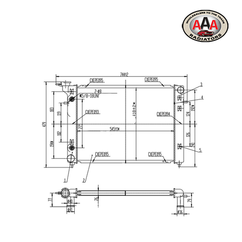 RADIATOR Fits HOLDEN COMMODORE (1992 - 2000)