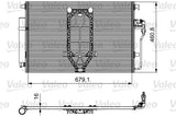 VALEO CONDENSER Fits MERCEDES BENZ SPRINTER 3-5t/5-t 06-on 812502