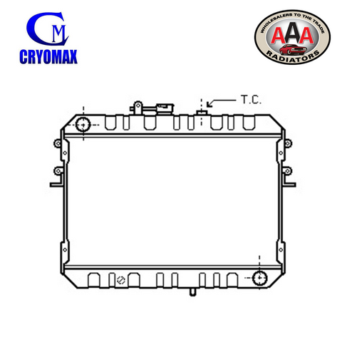 AAA (CRYOMAX) RADIATOR Fits MAZDA 3 MZR CD BL (2009-2013)