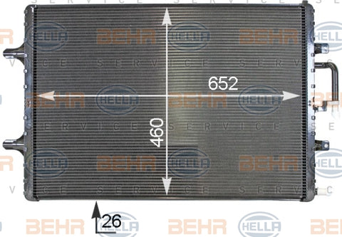 BEHR/MAHLE RADIATOR Fits AUDI A6/A7 RS6,RS7 13-18 8MK 376 701-331/8MK376701331