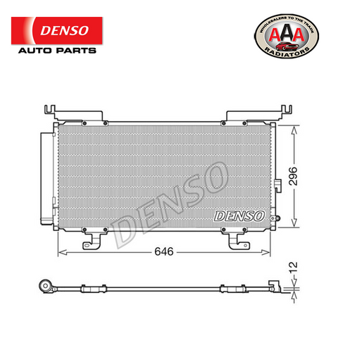 AAA (DENSO) CONDENSER Fits SUBARU LIBERTY (2014 - on)