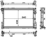 RADIATOR FITS MERCEDES W204-(A0995006203) (MAHLE/BEHR) -