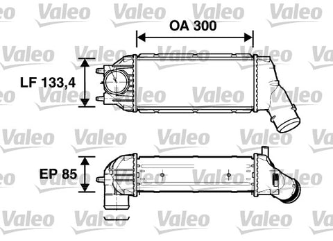 VALEO INTERCOOLER Fits CITROEN C4 LA/LC/PEUGEOT 307 3E/3H 04-11 817638