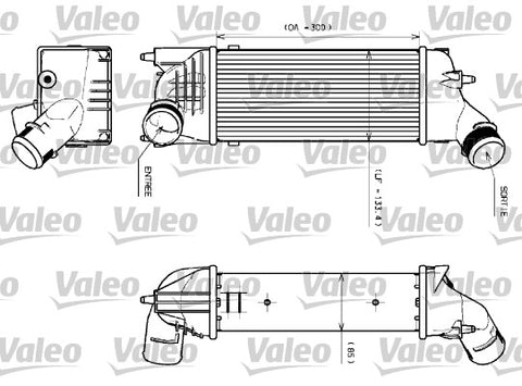 VALEO INTERCOOLER Fits CITROEN C5 RE/PEUGEOT 407 2.0 04-11 817639