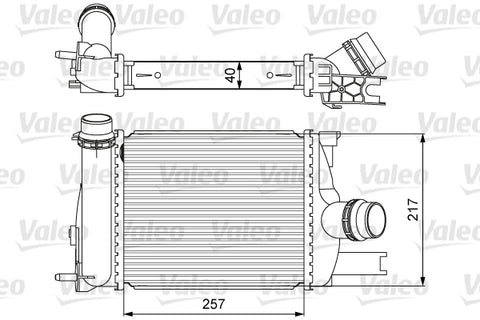 VALEO INTERCOOLER Fits RENAULT CAPTUR J5/CLIO X98 12-on 818622