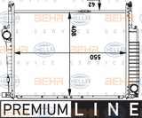 BEHR RADIATOR Fits BMW Z3 E36 97-01 8MK376712211/8MK 376 712-211