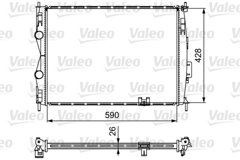 VALEO RADIATOR Fits NISSAN DUALIS/DUALIS +2,J10,2.0L 07-13 735116