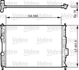 VALEO RADIATOR FITS NISSAN QASHQAI (21410JD20B)