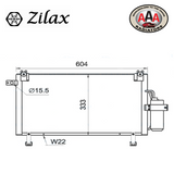 AAA (ZILAX) CONDENSER Fits HOLDEN RODEO RA (2003 - 2008)