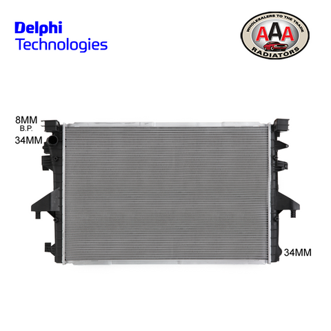 AAA (DELPHI) RADIATOR Fits VOLKSWAGEN TRANSPORTER T5 (2004 - on)