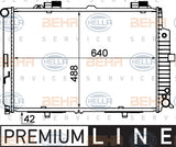 BEHR RADIATOR Fits MERCEDES BENZ E-CLASS E300 T Diesel 96-99 8MK 376 712-781