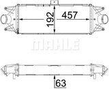 INTERCOOLER FITS IVECO DAILY (8ML376900441) - MAHLE/BEHR