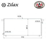 AAA (ZILAX) CONDENSER Fits NISSAN PATROL Y61 (1997 - on)