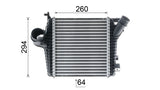 INTERCOOLER FITS AUDI (MAHLE/BEHR)