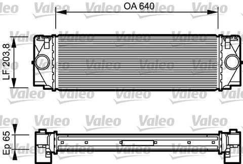 VALEO INTERCOOLER Fits MERCEDES BENZ SPRINTER 3.5-t/5-t 06-09 817994