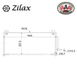 AAA (ZILAX) CONDENSER Fits MAZDA 323 BA (1996 - 1998)