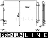 VOLKSWAGEN PASSAT CONDENSER (BEHR/MAHLE)