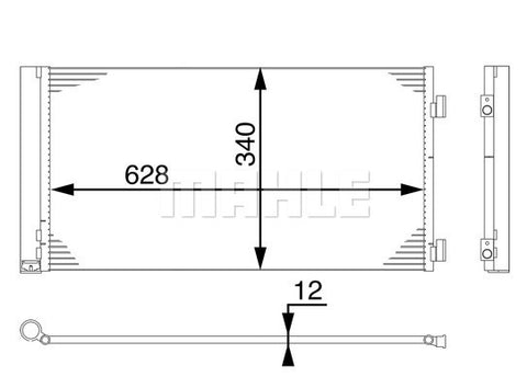 CONDENSER fits MINI (MAHLE/BEHR)