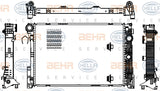 BEHR RADIATOR Fits MERCEDES BENZ C-CLASS/E-CLASS/GLK CLASS 08-16 8MK 376 756-221