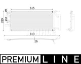 CONDENSER FITS BMW/MINI (64509271206/8FC351009701)