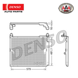 AAA (DENSO) CONDENSER Fits TOYOTA PRADO GRJ150 (2009 - 2015)