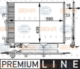 BEHR CONDENSER Fits MERCEDES BENZ E-CLASS CLS 05-10 8FC 351 300-711