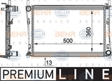 BEHR RADIATOR Fits FORD AUSTRALIA FIESTA WP,WQ 04-08 8MK 376 764-311