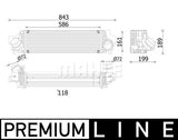 INTERCOOLER FITS BMW (MAHLE/BEHR)