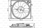 VALEO FAN Fits NISSAN QASHQAI 18-on 696583