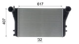 INTERCOOLER FITS VOLKSWAGEN (3C0145805R)