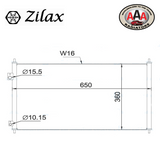 AAA (ZILAX) CONDENSER Fits HONDA CIVIC ES (2000 - 2006)