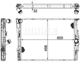 RADIATOR FITS BMW  (17117559273) - MAHLE/  BEHR