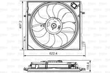 VALEO FAN Fits NISSAN QASHQAI/X-TRAIL 14-on 698582