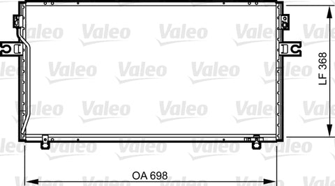 VALEO CONDENSER Fits NISSAN MAXIMA (921101LA0A)