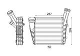 INTERCOOLER FITS PORSCHE - MAHLE/BEHR  (7P0145804A)