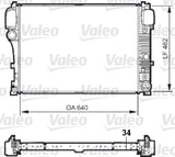 VALEO RADIATOR Fits MERCEDES BENZ S-CLASS S300/S350/S400 05-13 735298