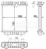 RADIATOR FITS VOLKSWAGEN ARTEON (5Q0121253J)