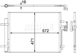 LAND ROVER CONDENSER - MAHLE