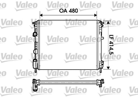 VALEO RADIATOR Fits RENAULT CLIO X65 00-08/KANGOO X76 04-10 732621