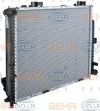 BEHR RADIATOR Fits MERCEDES BENZ E-CLASS E300 T Diesel 96-99 8MK 376 712-781