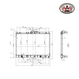 RADIATOR Fits MITSUBISHI PAJERO (1999 - on)