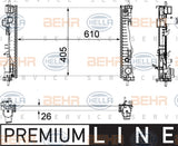 BEHR RADIATOR Fits ALFA ROMEO GIULIETTA 940 10-on 8MK 376 756-241/8MK376756241