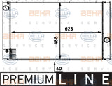 BEHR/MAHLE RADIATOR Fits BMW 5 E60/6 E63,E64/7 E66 8MK376718001 8MK 376 718-001