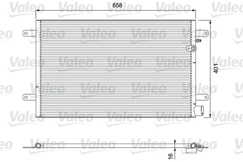 CONDENSER FITS AUDI A6 (VALEO)